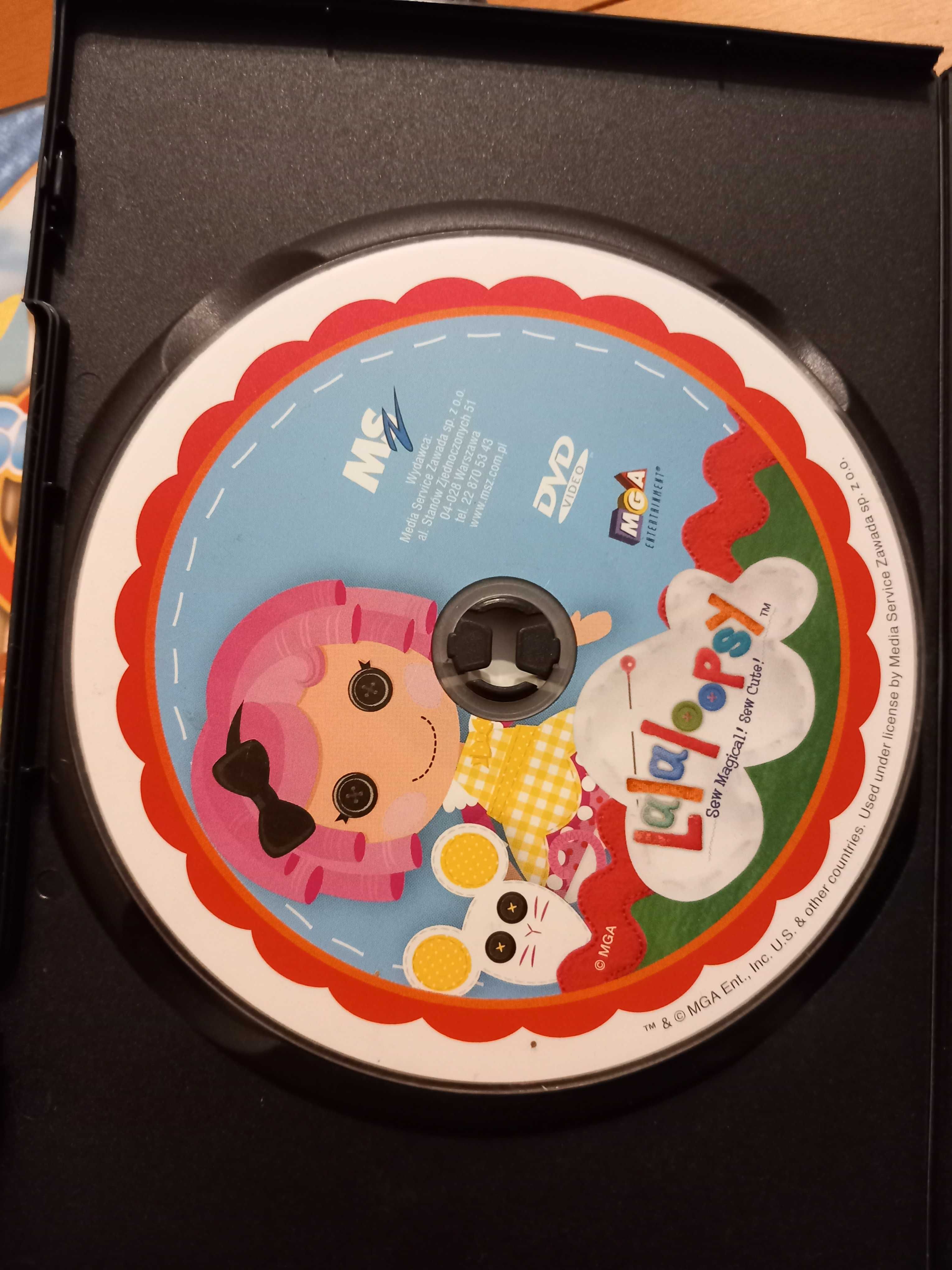 3 płyty DVD mini filmy dla dziewczynki