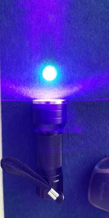Ультрафиолетовый фонарик Blacklight 395nm 21 светодиод
