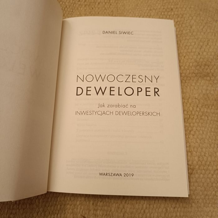 Nowoczesny Deweloper Siwiec książka
