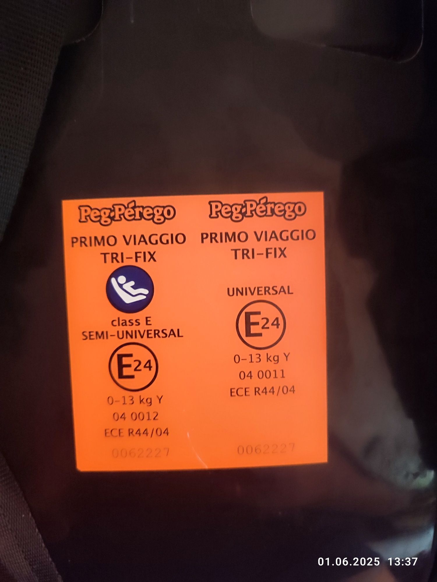 Продам автокрісло дитяче Peg-Perego primo viaggio tri-fix