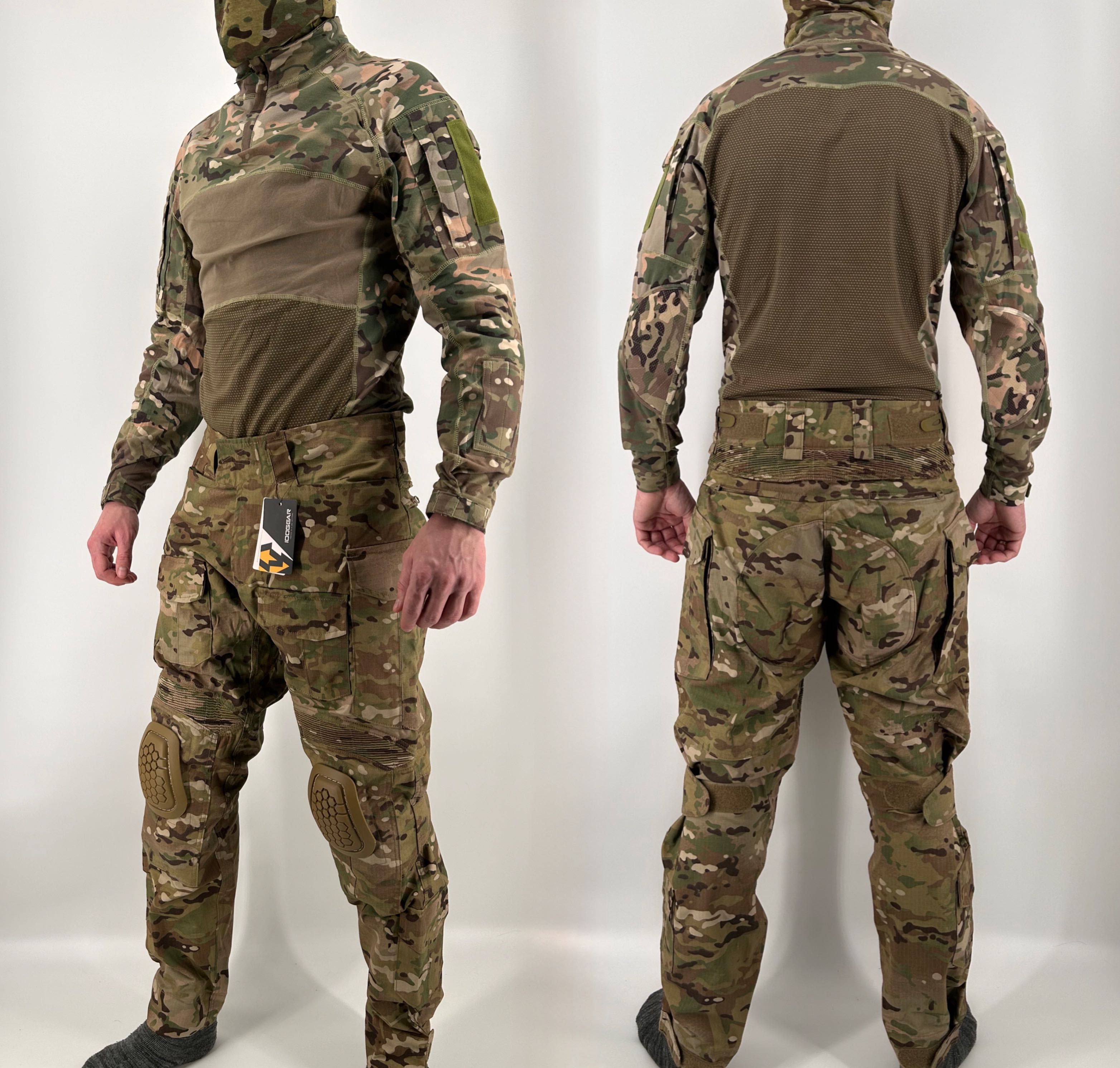 Військова тактична форма мультикам штани та бойова сорочка убакс штаны