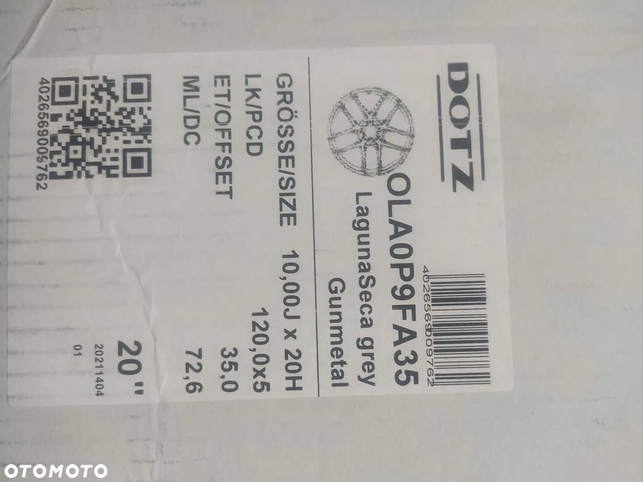 Felgi aluminiowe 4szt. 20 cali BMW 5x120 Opel Insignia