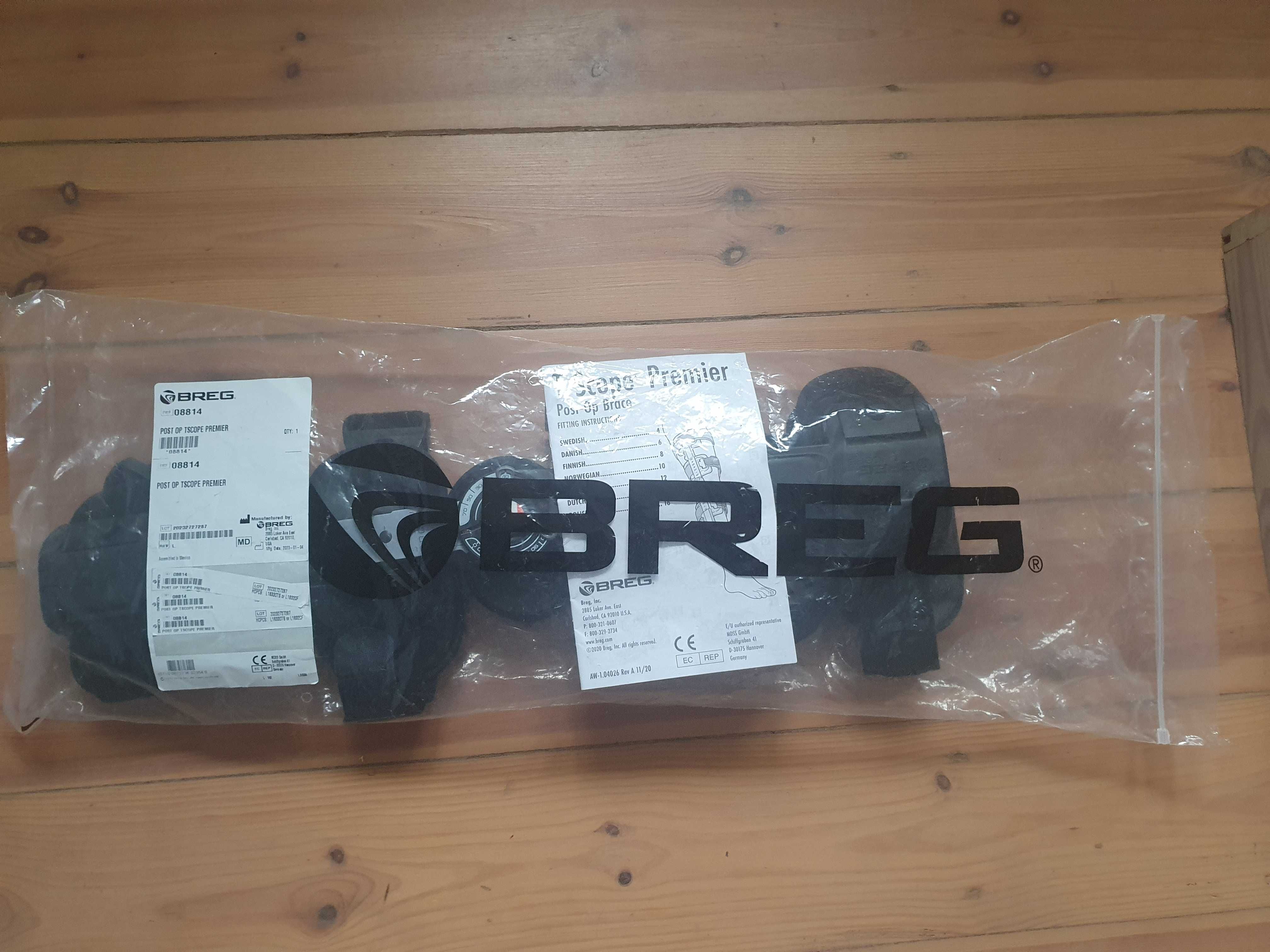 Orteza / stabilizator stawu kolanowego BREG T-Scope