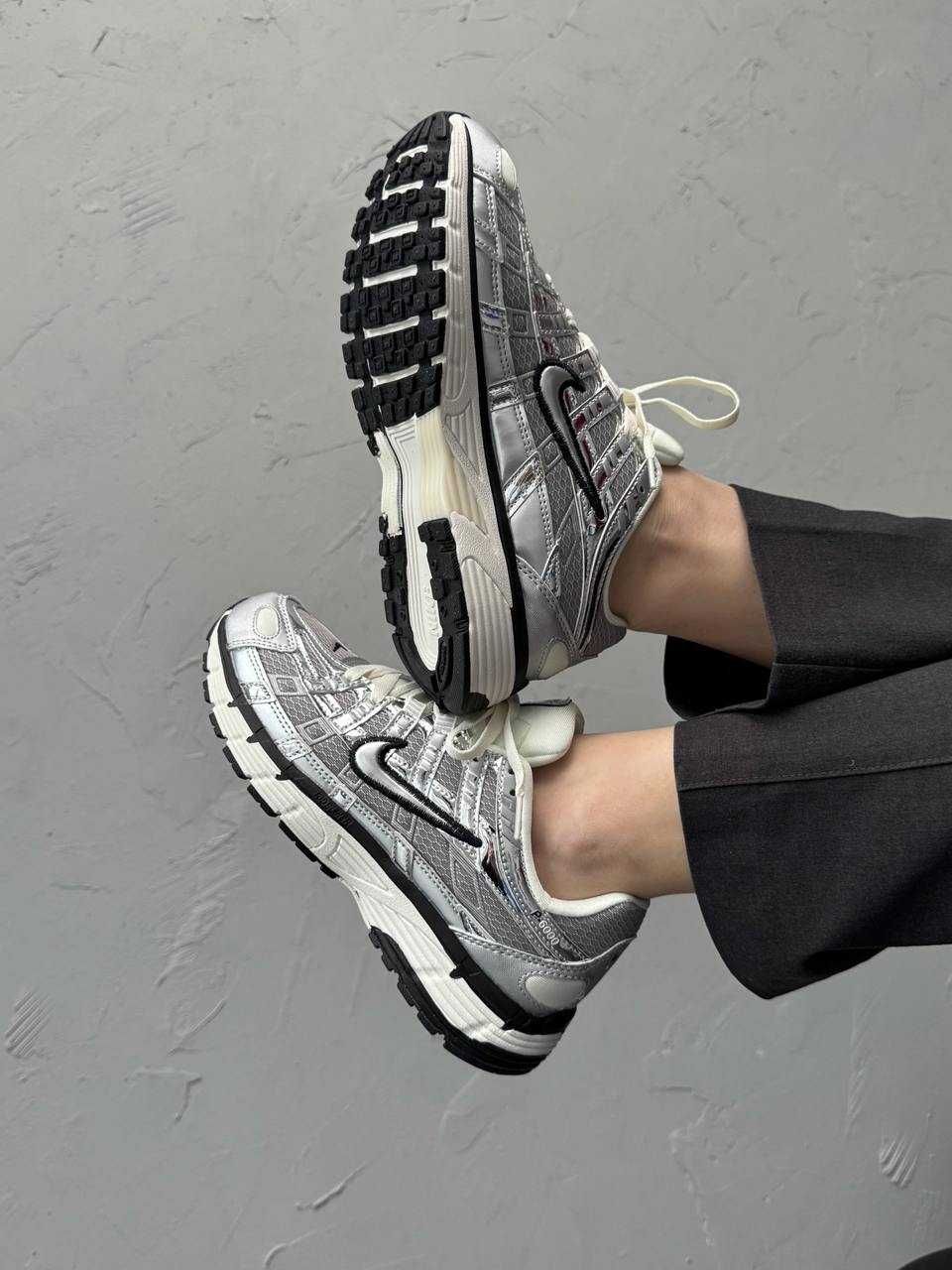Кросівки Nike P-6000 Silver Classic premium