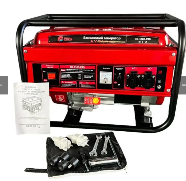 Бензиновый генератор Edon ED-3300-PRO медная обмотка