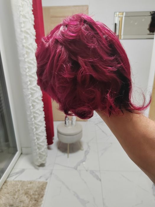 peruka lace frontal z naturalnych włosów