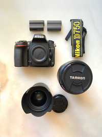 Nikon d750 + objectivas sigma art 35mm 1.4 e tamron 24-70mm 2.8