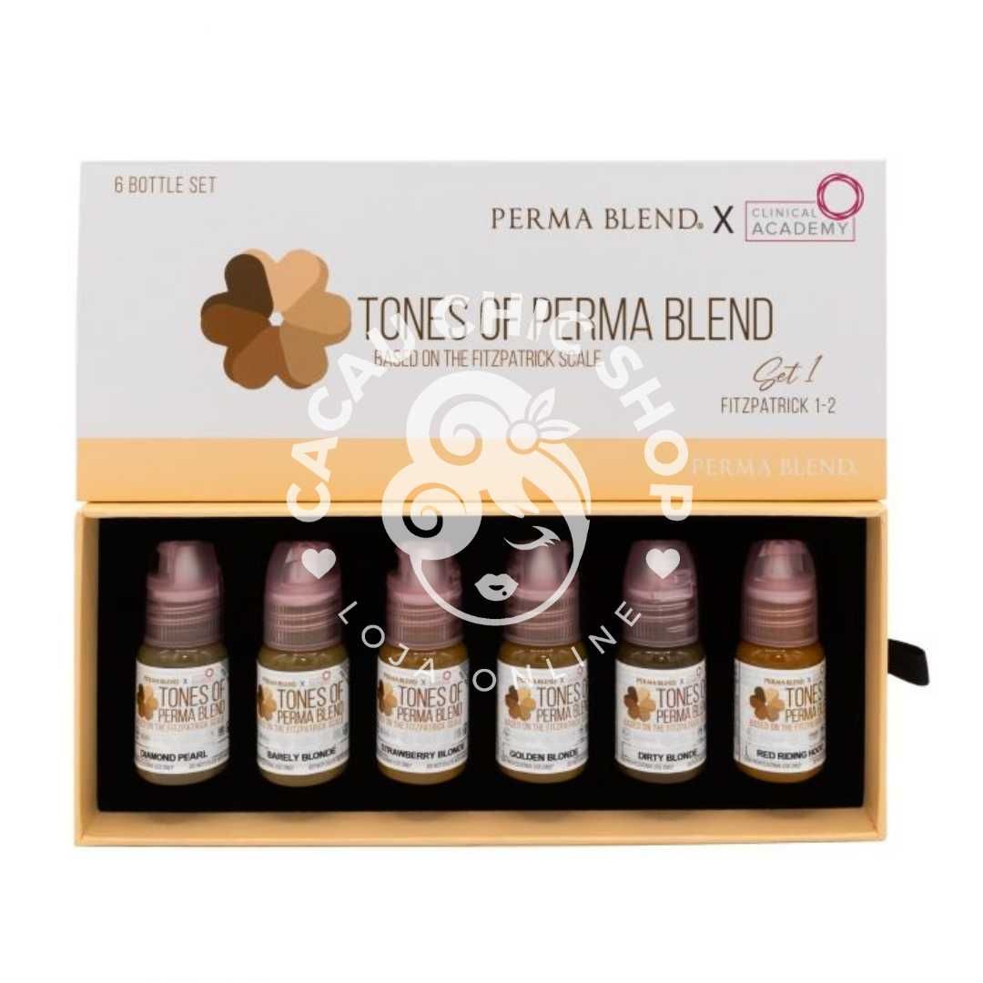 Kit Perma Blend Fitzpatrick - 6 Pigmentos - Pigmentos