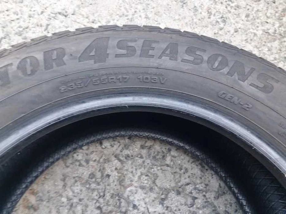 235/55 R17 103V Goodyear Vector4Seasons M+S 2штуки протектор 70-75%