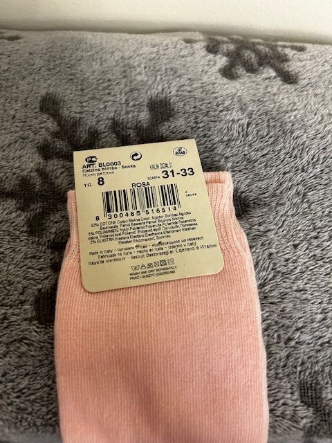 Meias algodão Rosa