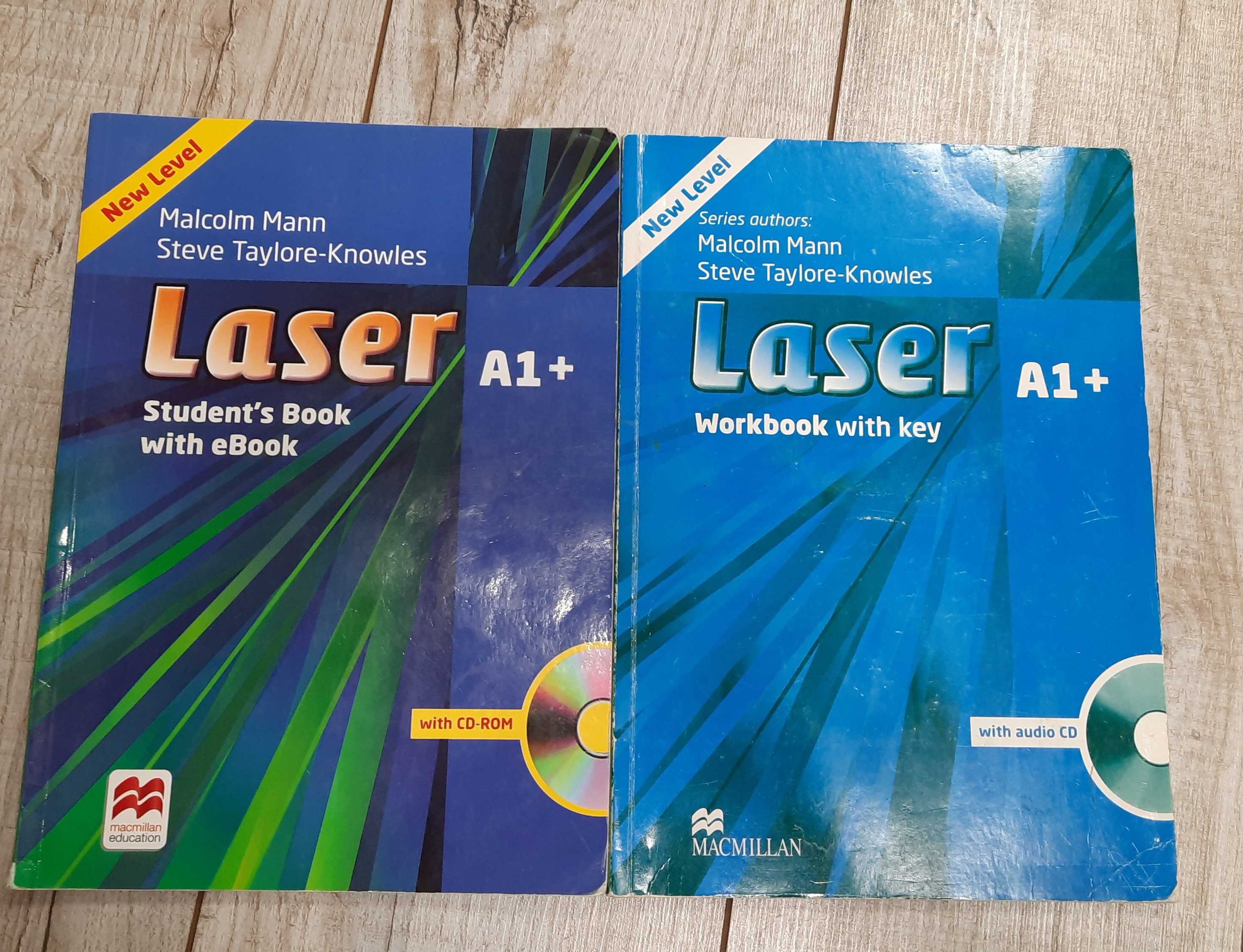 Laser А1. В комплекте Student’s book и Workbook. Цена за 2 книги