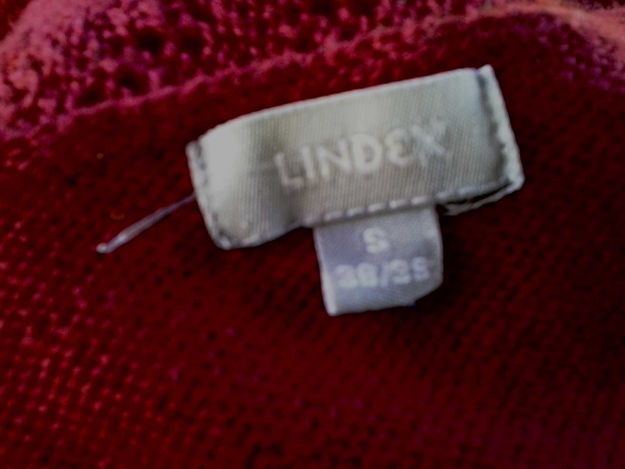 Bordowy kardigan Lindex 38 M 10 narzutka narzutka eteryczny romatyczny