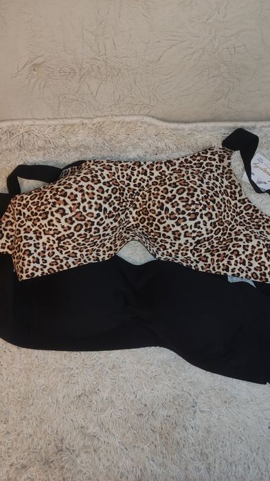 Лифчики женские, новые, чёрный и леопардовый