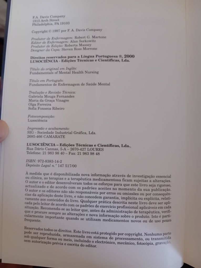 Enfermagem de Saúde Mental