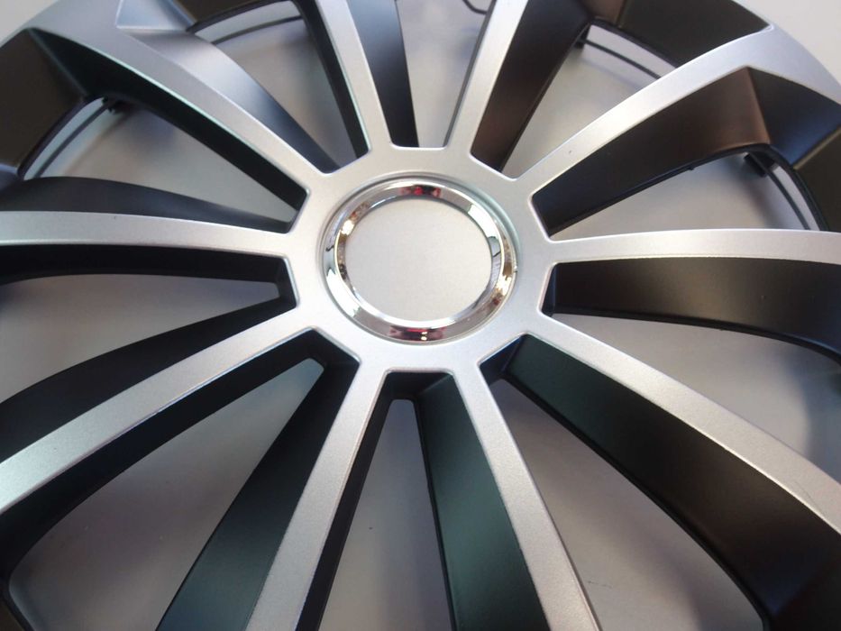 Kołpaki 14 15 16 CZARNE Opel Ford Fiat BMW Seat Honda Renault Peugeot