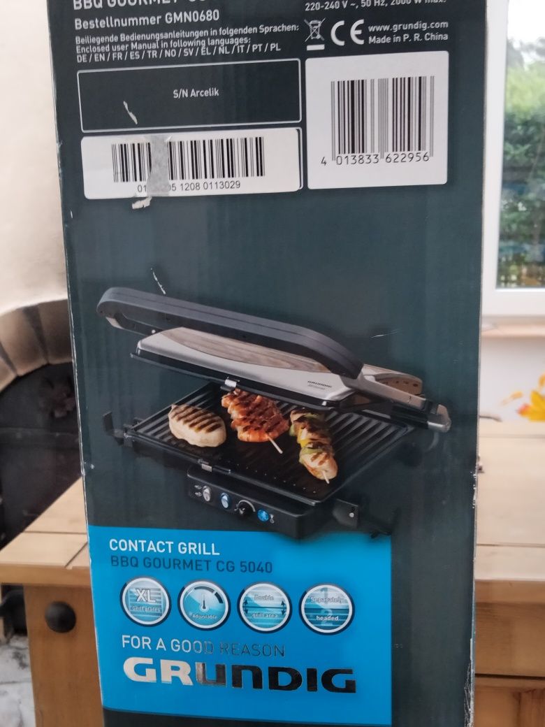 Grill elektryczny GRUNDIG