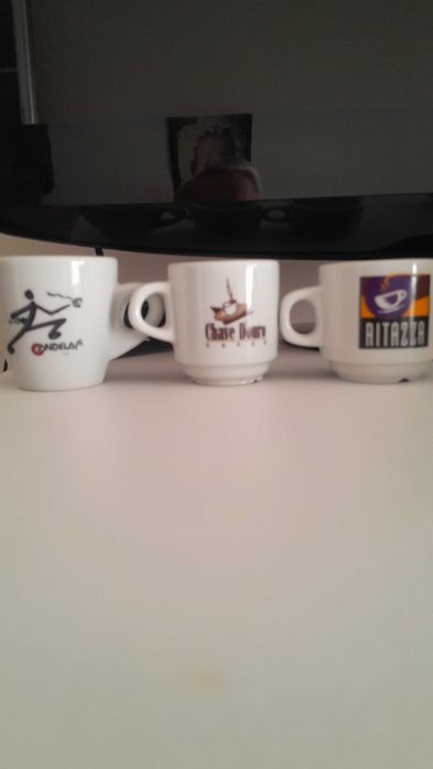 Chávenas de café para coleção