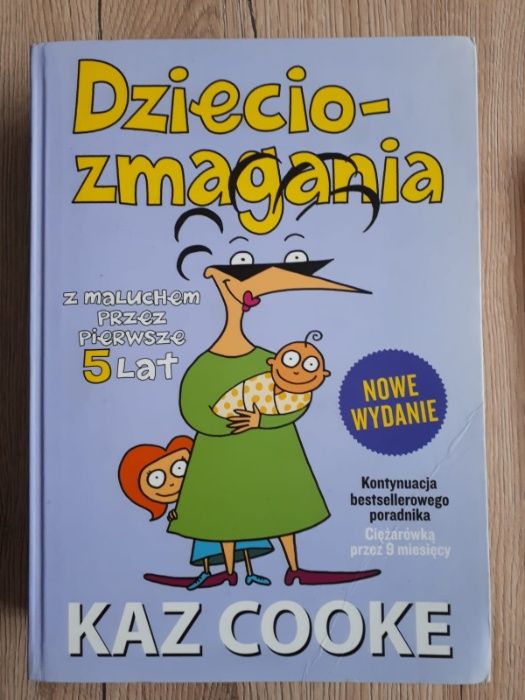 Książka Dzieciozmagania Caz Cooke stan bdb