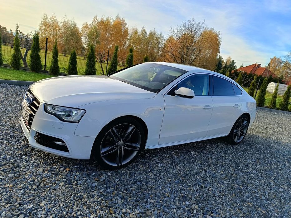 Audi A5 Sportback Audi A5 8T po liftingu z napędem Quattro