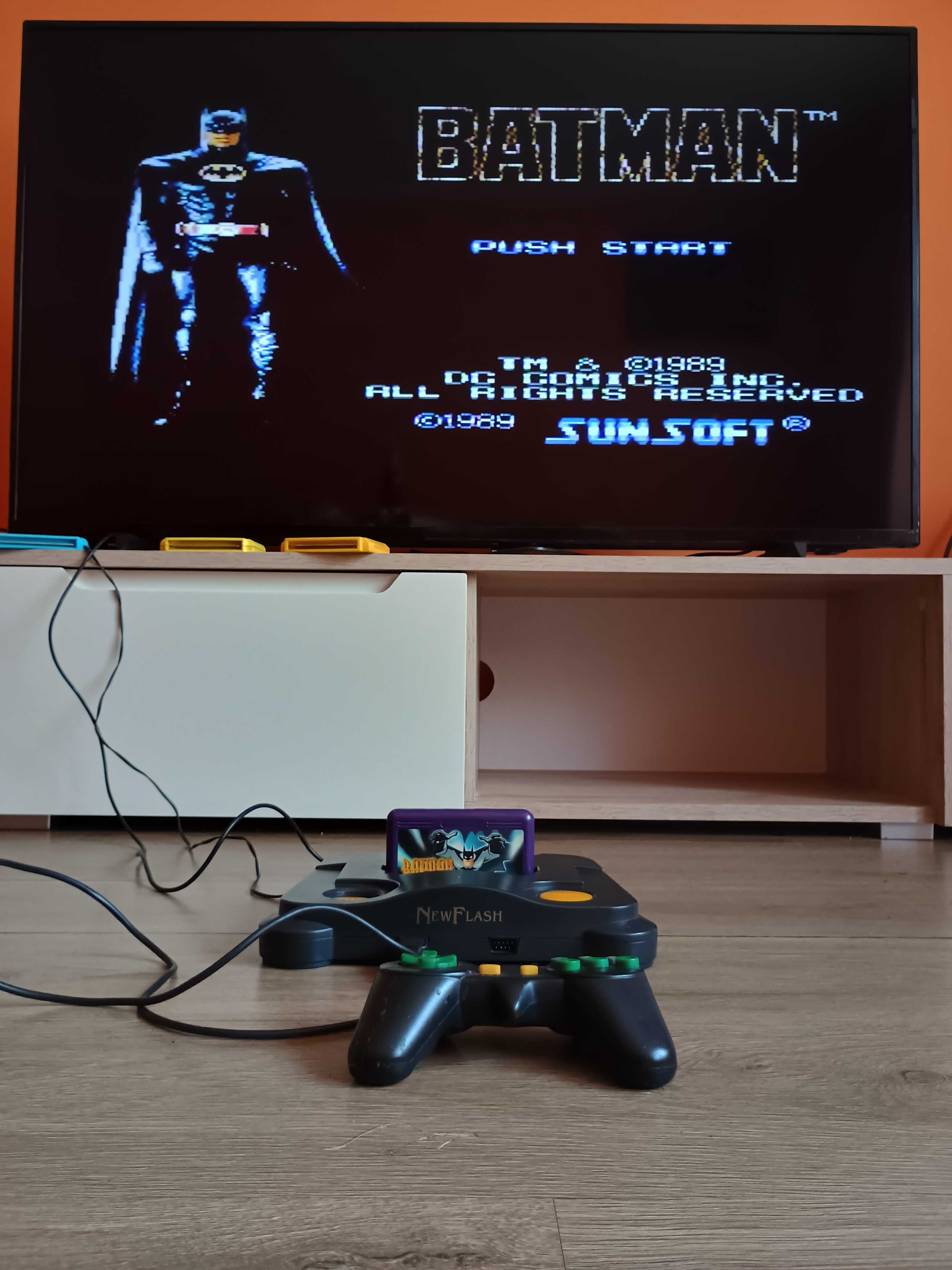 Konsola retro New Flash z lat 90' (klon NES)