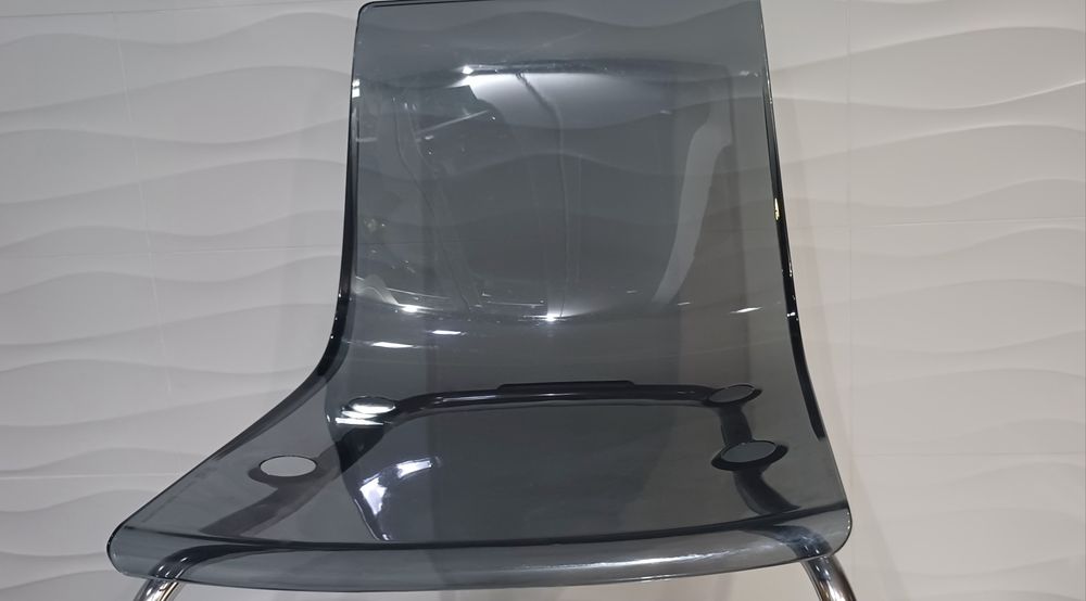 Conjunto 4 cadeiras acrilico Ikea