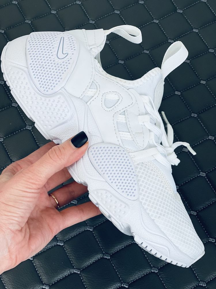 Nike Huarache EDGE all white кроссовки женские найк Хуарачи белые