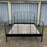 łóżko IKEA Lillesand 160x200 + 2 stelaże żebrowe Jysk