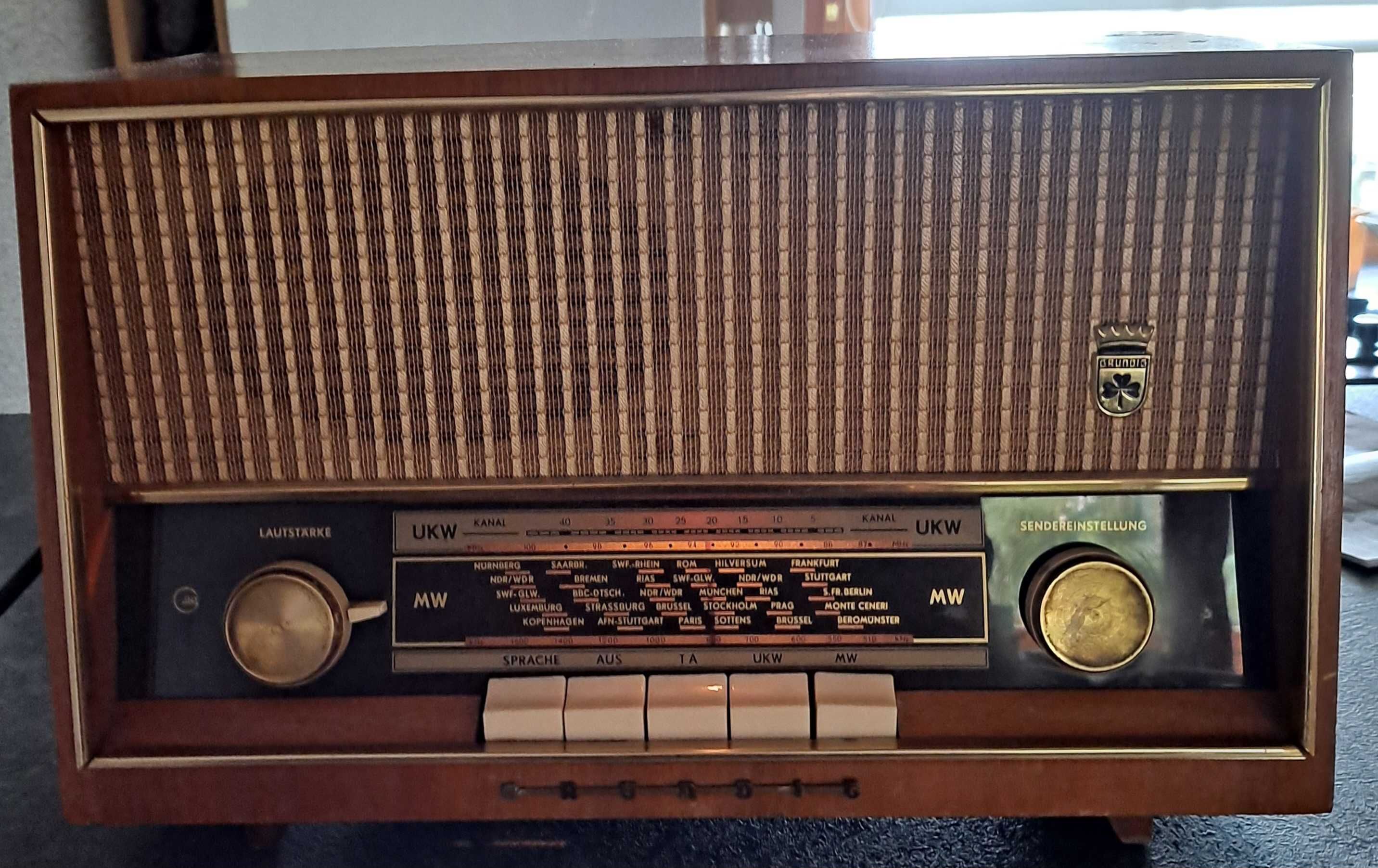 Zabytkowe radio Grundig type96-perełka