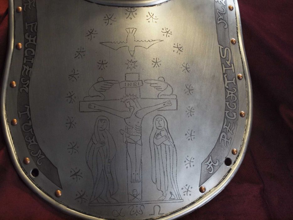 półpancerz, napierśnik, pancerz w stylu husarskim do szabel, unikat