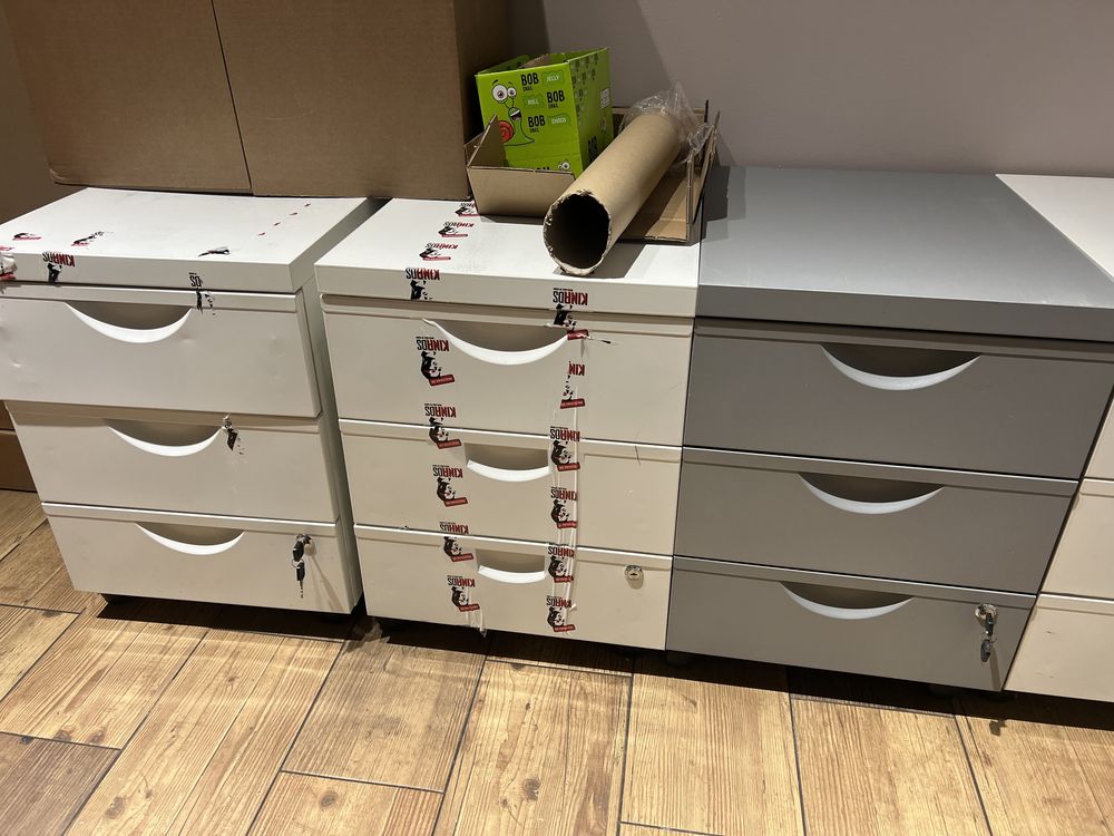 Kontenerki, szafki biurowe ikea