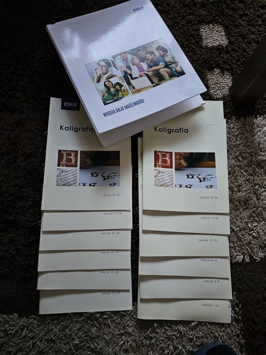 Eskk kurs kaligrafii - czyste zeszyty lekcje 1 - 40