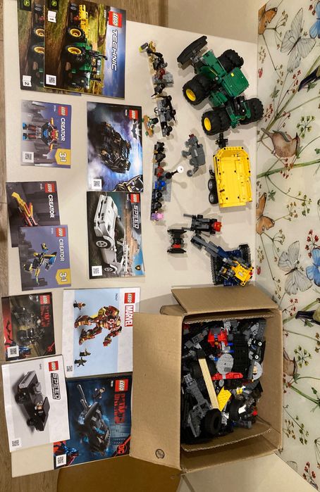 Kocki Lego zestaw Marvel Batman i inne