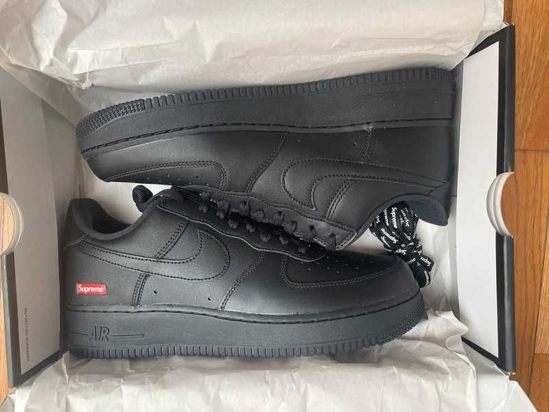 *NoweNikeAirForce1Supreme*Black.38