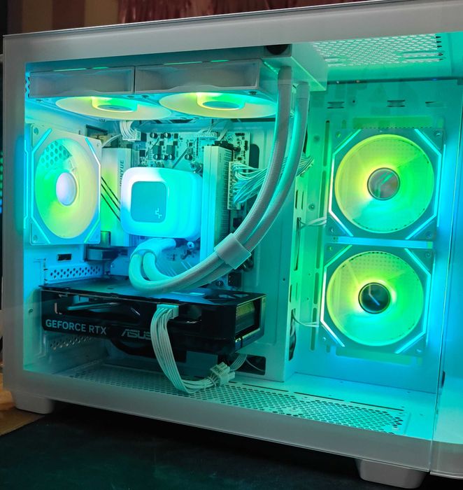 R5 7500F RTX5060 ОЗУ 32G Новий Ігровий Комп'ютер Системний блок ARGB