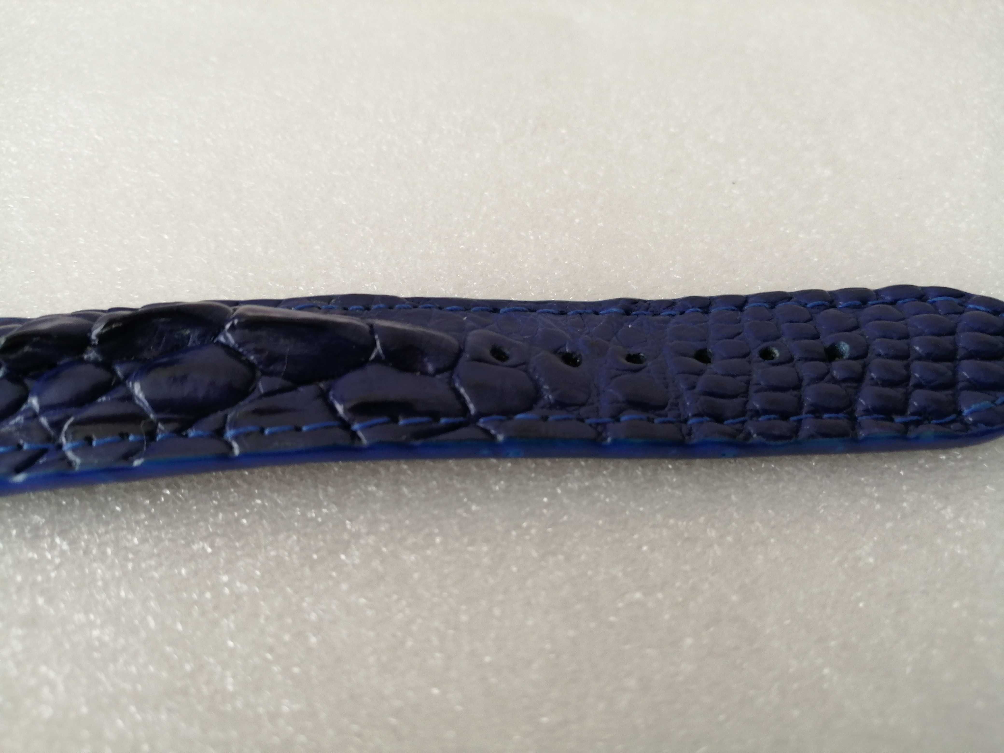 Bracelete pele crocodilo real para relógios de pulso 100 % novo