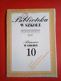 Biblioteka w szkole, nr 5/1997, maj 1997, plakat, Prawo w szkole