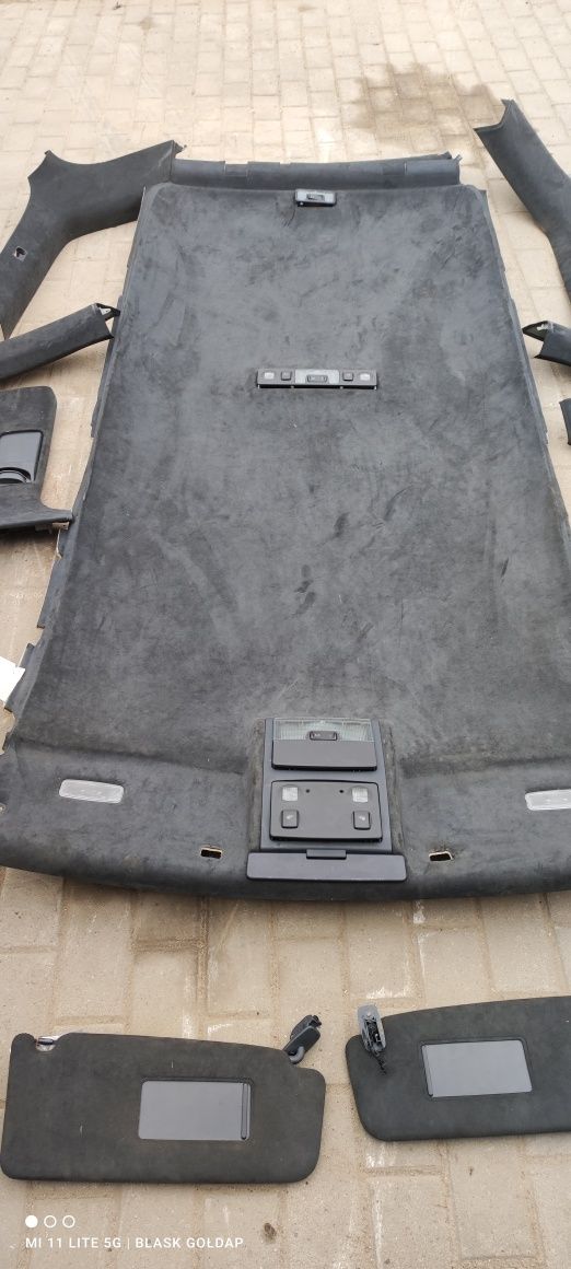 Podsufitka z Boczkami Anthrazit Alcant Audi S6 A6 C5 2000 r Gołdap