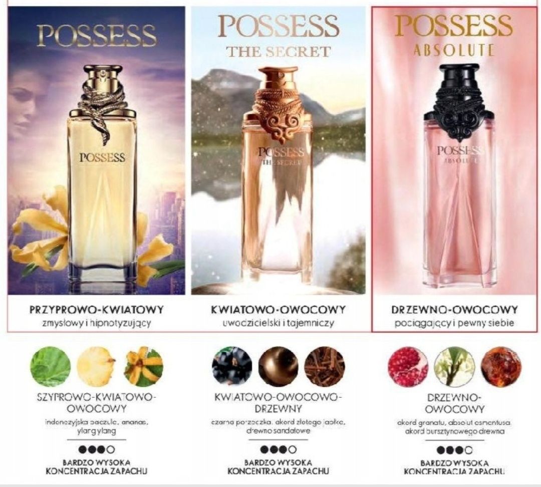 Possess Absolute Oriflame - folia