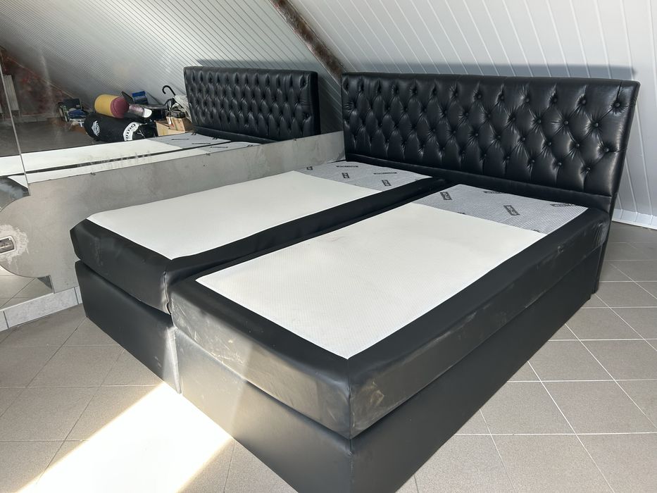 Solidne lozka boxspring sypialnie kontynentalne
