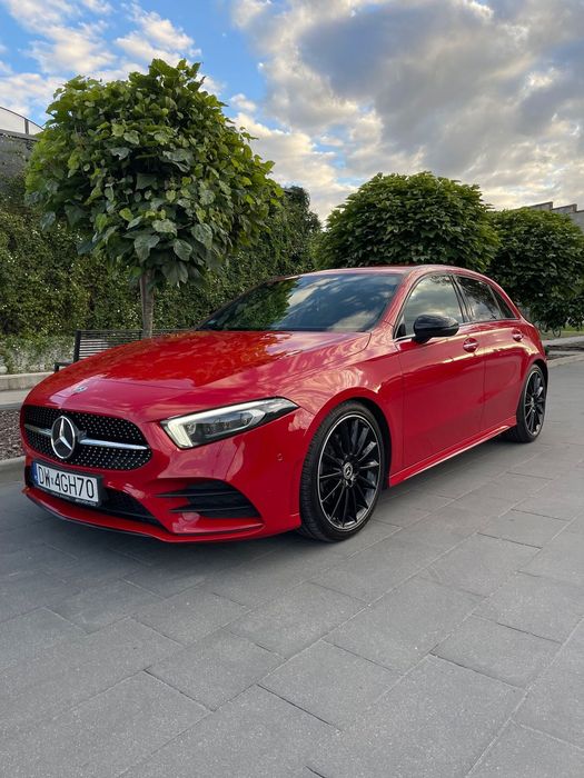Mercedes-Benz Klasa A Mercedes A220 diesel 190KM koniec 2019 AMG środek i zewnątrz 19”koła