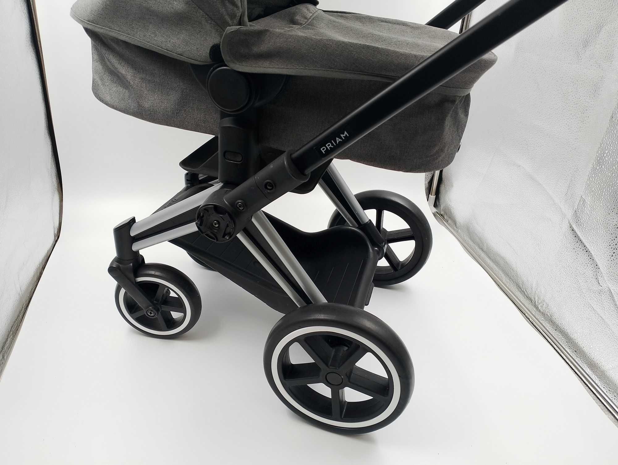 Wózek dla lalek Cybex Priam 3w1 lalki do 42cm / OUTLET Używany