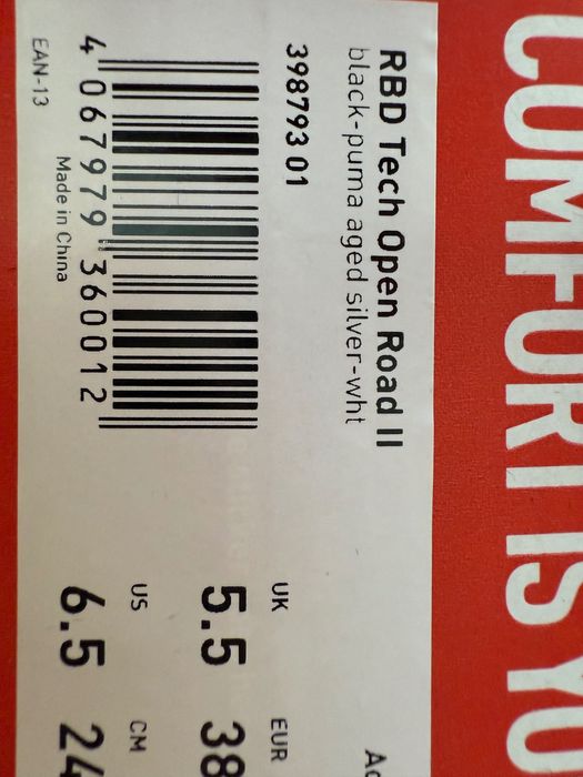 Кеди-Кросівки Puma rbd tech open road II sneakers unisex