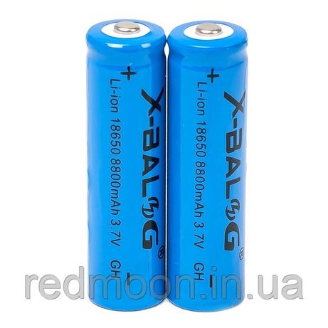 Акумуляторні батареї X-BALOG 18650 - 8800mAh ціна за 2 шт