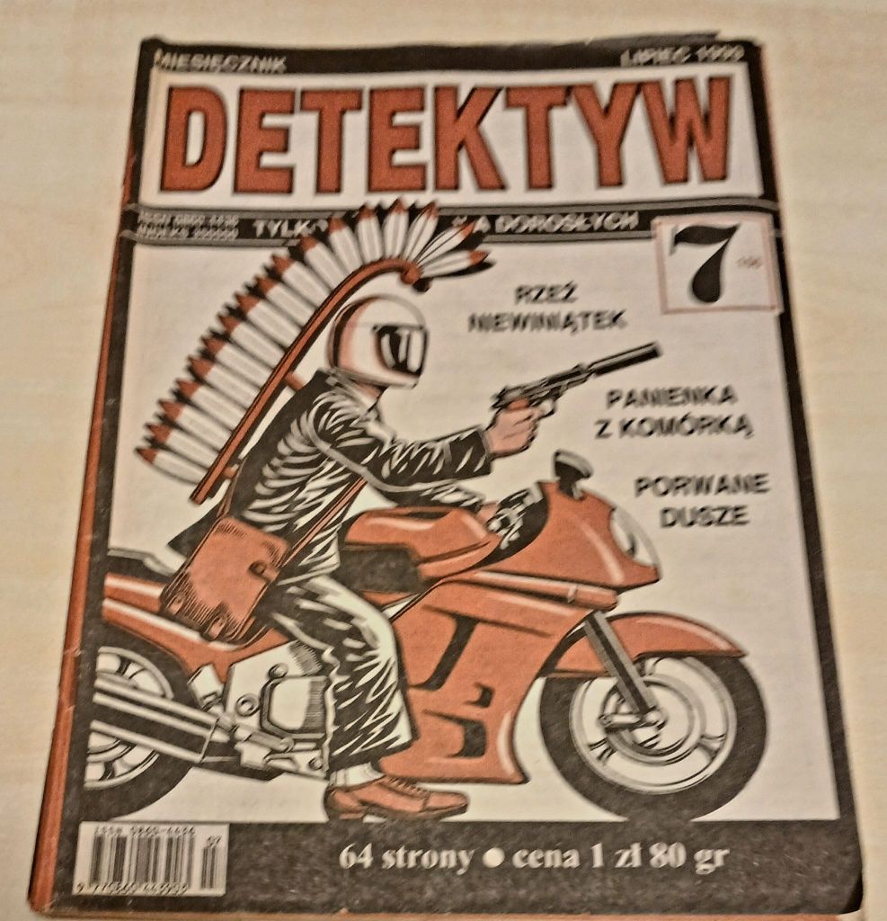 DETEKTYW  archiwalny miesięcznik z 1999 r.