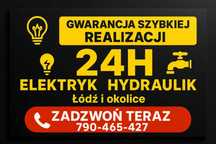 ->Spec-Złota Rączka-Hydraulik-ELEKTRYK- Montaż – Dostępny 24/7 – Łódź