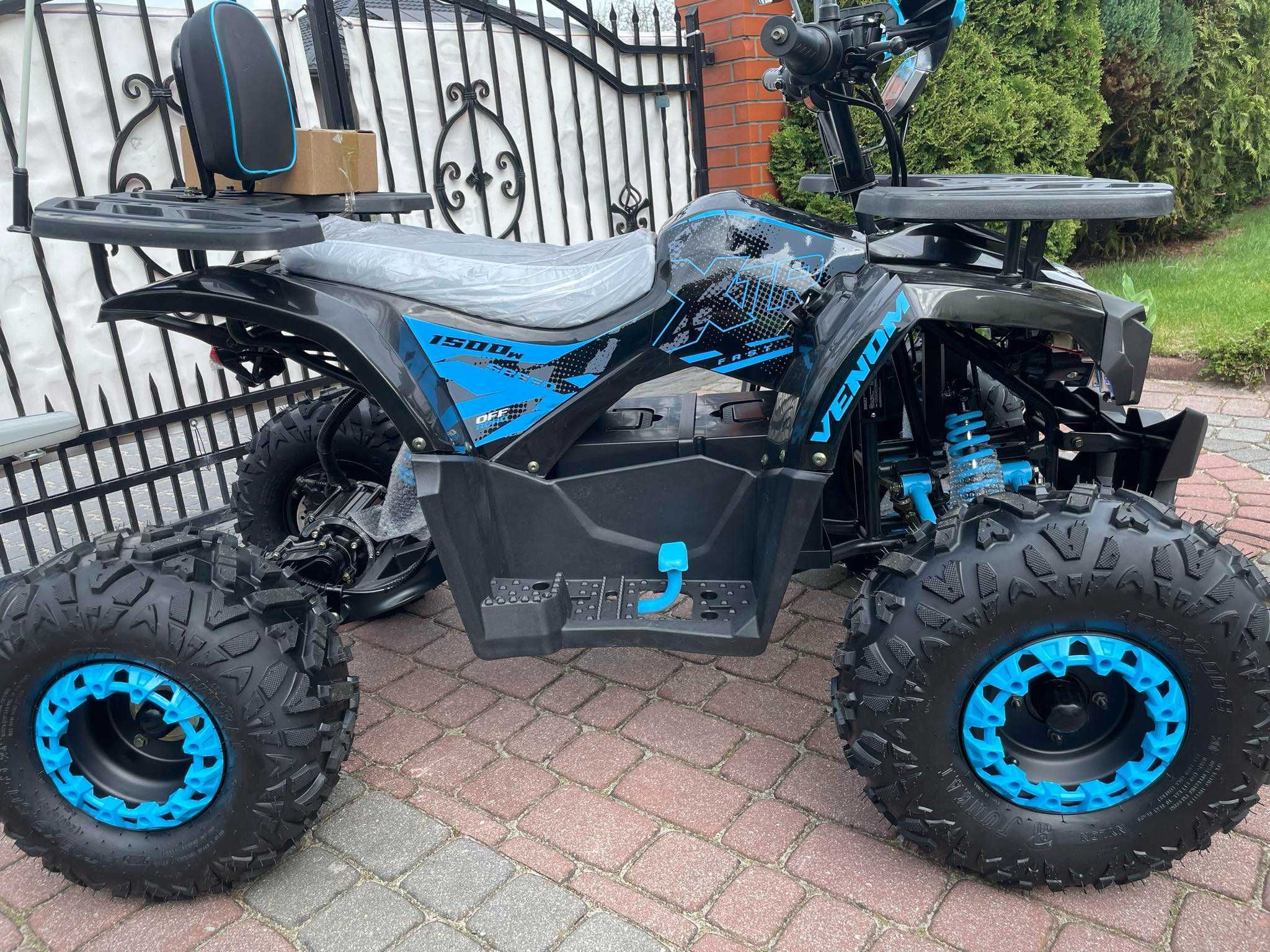 NOWY NAJWIĘKSZY quad elektryczny 1500W 60V prędkość 55km/h do 100 kg