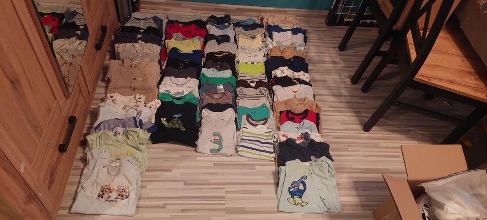 Ciuchy niemowlęce chłopięce 62-68