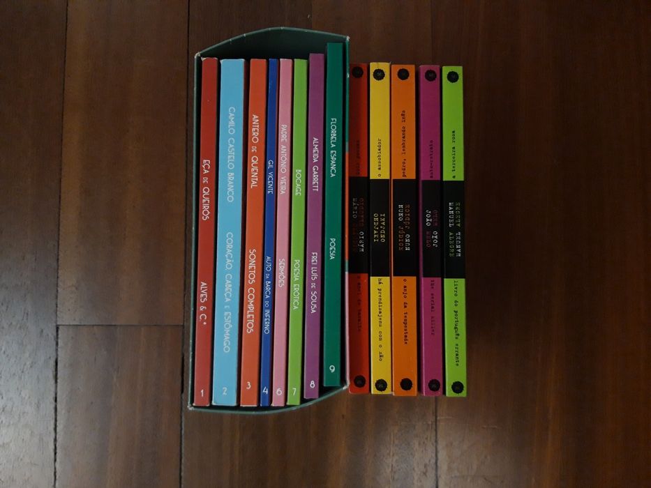 Colecções: Prosa/Poesia Lusófona + Clássicos de Sempre (portugueses)