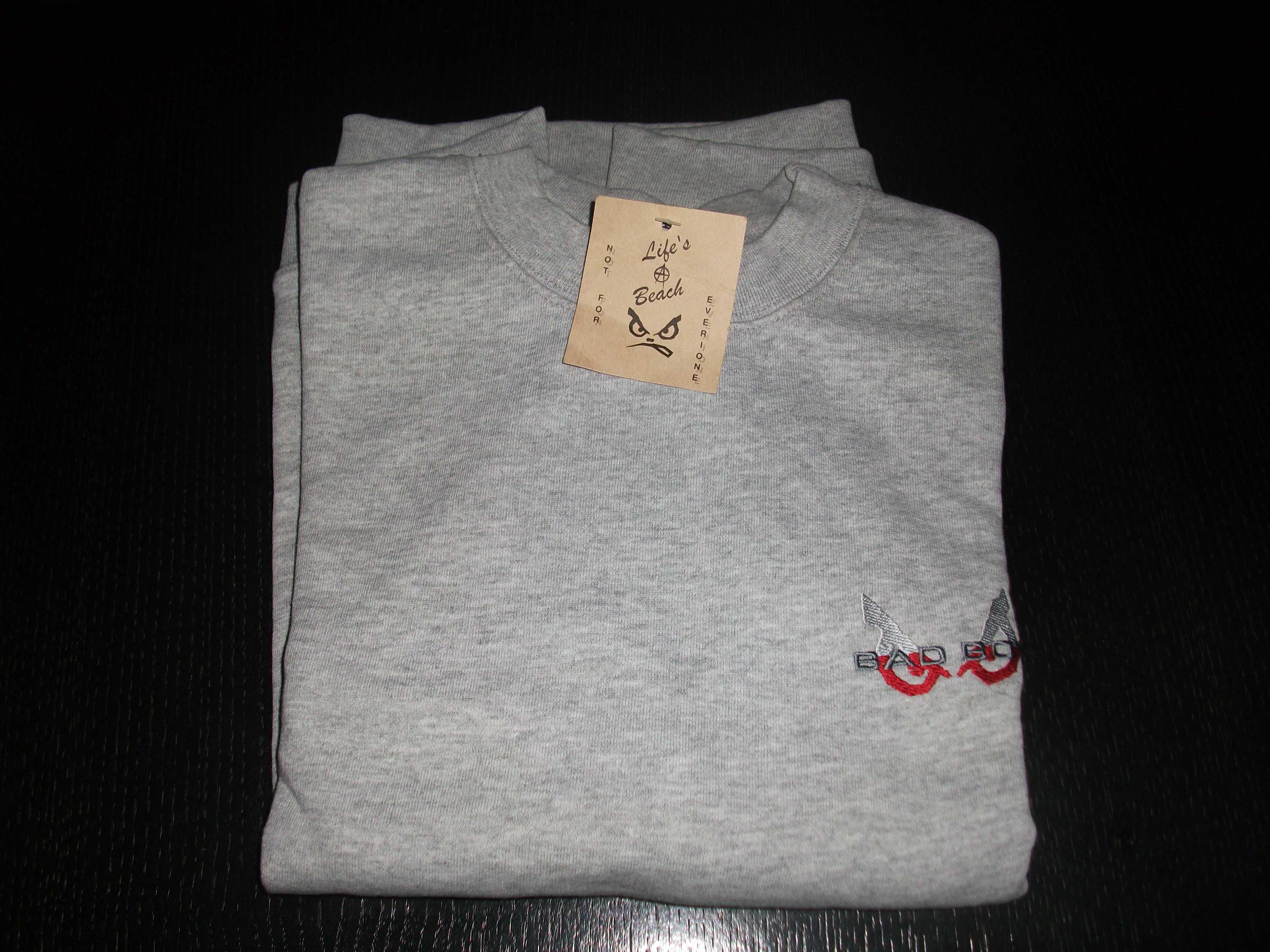Sweat Bad Boy cinzento mesclado