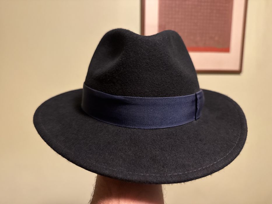 Kapelusz „Fedora” z filcu wełnianego rozm 56
